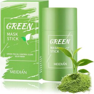 GOMMAGE VISAGE Green Tea Mask, Poreless Deep Cleanse Green Tea Mask, Pore Deep Clean Green Tea Oil Control Mask Stick Blackhead Remover (Green Tea)