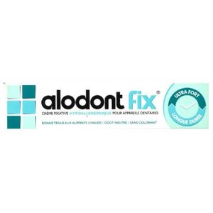 FIXATEUR PROTHÈSE DENT Alodont Fix Crème Fixative pour Appareils Dentaire