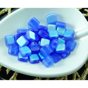 32pcs MAT TCHÈQUE VERRE Disque Perles Plat Rond Un Trou Lave disque 8 mm x 2.6 mm