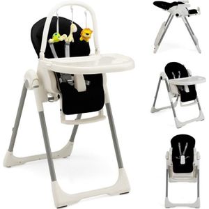 Jolie chaise haute pliante 3 en 1 pour bébé avec plateau amovible -  LIVINGbasics®