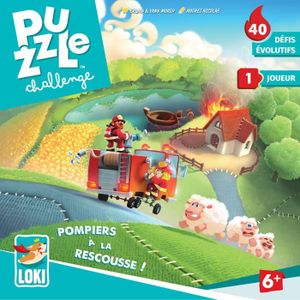 PUZZLE Jeu de société Puzzle Challenge Pompiers à la resc