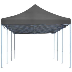 TONNELLE - BARNUM Tonnelle Pavillon HOME - Protection UV - Tente de réception pliable 3x9 m Anthracite|11775
