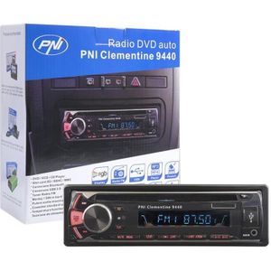 AUTORADIO Autoradio Lecteur DVD PNI Clementine 9440 1 DIN Radio FM, SD, USB, Sortie vidéo, Bluetooth, Plaque Avant Amovible