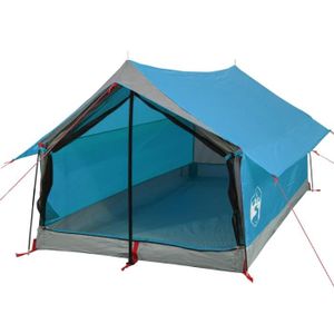 TENTE DE CAMPING KIT Tente de camping 2 personnes bleu 193x122x96 cm taffetas 185T - SALALIS - HAH0225