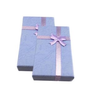 Bo/îtes /à bijoux brillantes papier petites bo/îtes demballage cadeau avec Bowknot pour petits accessoires