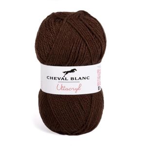 LAINE TRICOT - PELOTE Laines Cheval Blanc - UTTACRYL fil à tricoter 100%