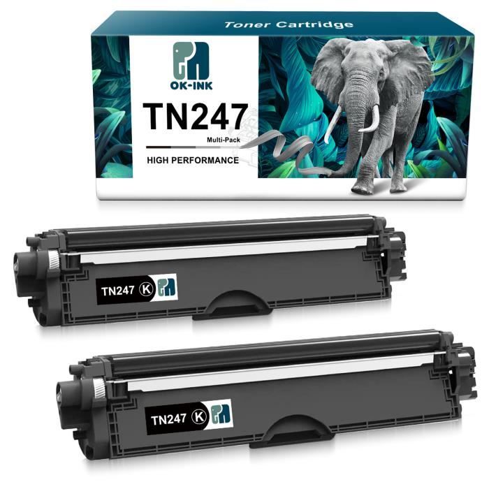 Compatible Brother TN243 Toner Noir TN243BK - équivalent à TN243BK -  Cdiscount Informatique