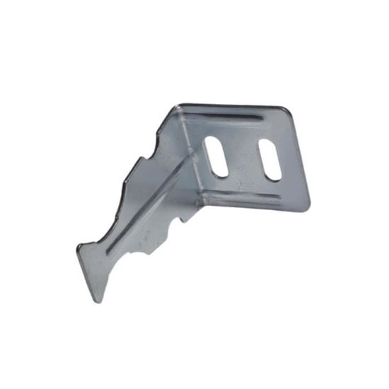 Peigne réversible en acier inoxydable avec 6 anneaux