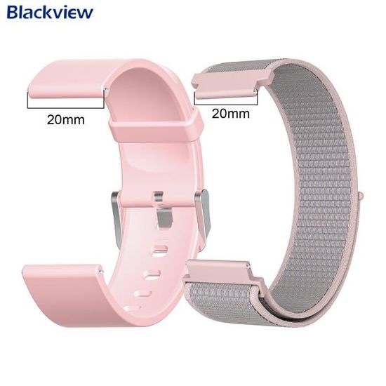 Giaogor Cinturino In Nylon Per Blackview R3Pro - Sostituzione Bracciale Orologio Con Sgancio Rapido