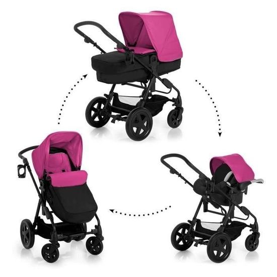 Hauck poussette duo 3 en 1 hotsell