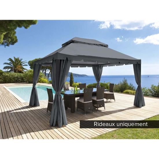 rideau pour tonnelle 3x4