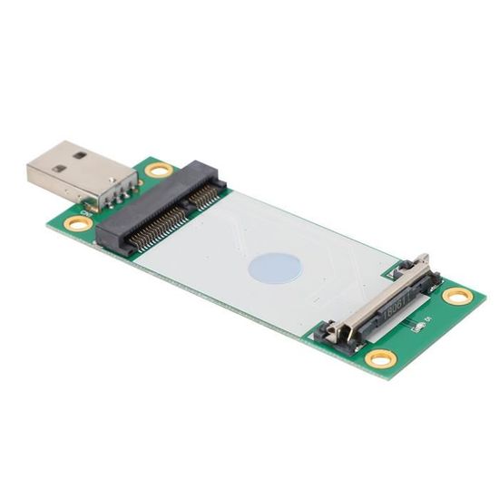 Adaptateur Mini PCI-E Vers USB 2.0 Avec Fente SIM – Pour Tester Vos Modules WWAN 3G/LTE Sans Ouvrir Le PC !