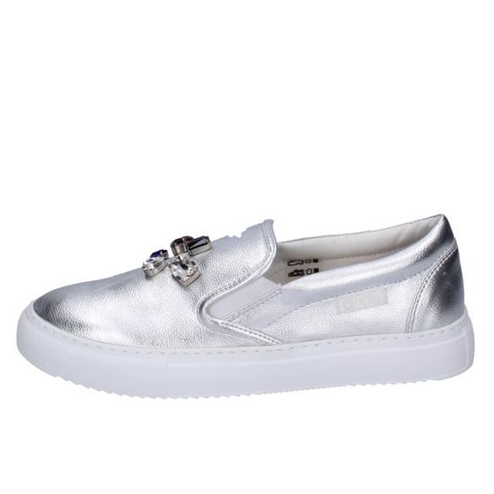 Mocassin argenté on sale