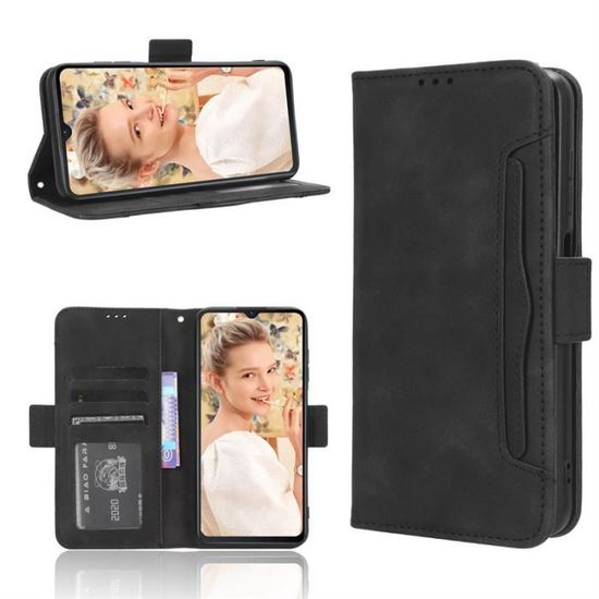 Coque Portefeuille Flip Cover Pour Oukitel C17 Pro - Motif Fleurs, Livraison Rapide D'Allemagne