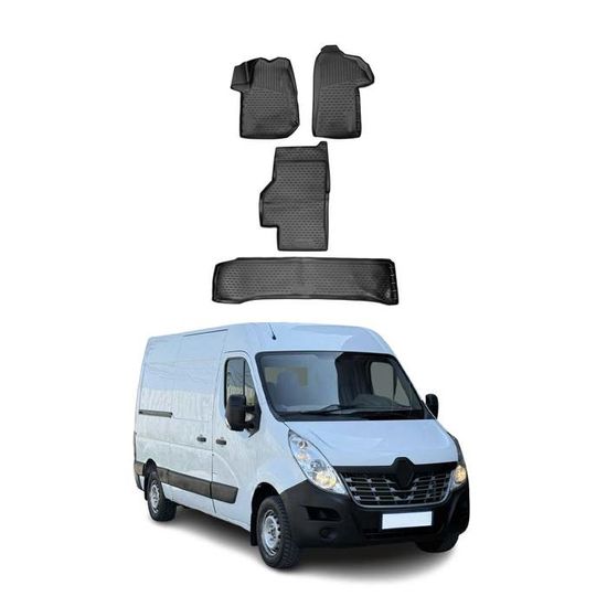 Tapis De Sol Avant Pour Renault Master 1998-2003 - Neuf, Couleur Graphite, Fabrication Pologne