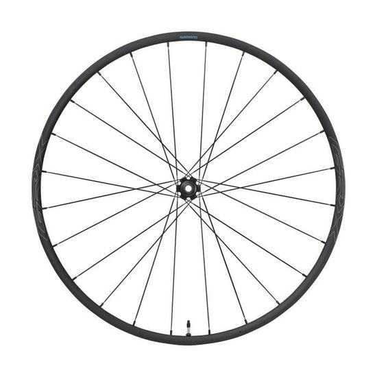 Roue avant SHIMANO WHRX570 700C en aluminium noir pour pneus tubeless robustes pour gravier Roue avant SHIMANO WHRX570 700C en aluminium noir pour pneus tubeless robustes pour gravier