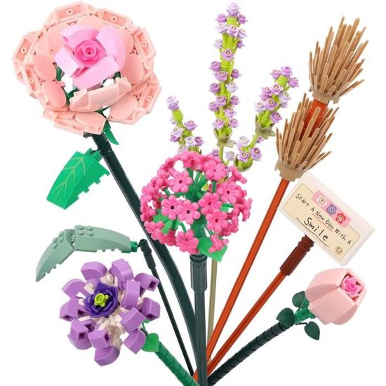 Puzzle 3D Fleur En Bois Camélia Rouge - Kit Assemblage Adulte Créatif Par ROWOOD