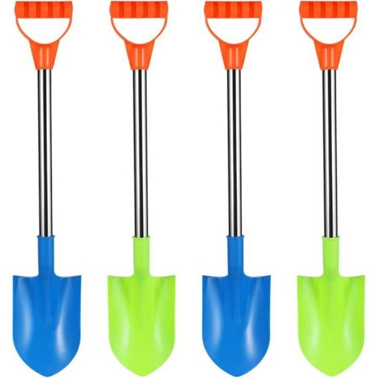 Pelle De Plage Jumbo 50 Cm Pour Enfants – Résistante, Long Manche, Jeux De Sable – Couleur Aléatoire
