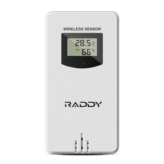 Raddy R3 Capteur Télécommande Sans Fil Pour Station Météo WF-55C PRO DT6 WM6