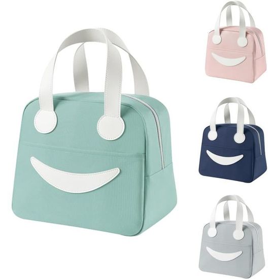 Sac Isotherme Volumoon - 5L Isolation Renforcée - Sac Repas Enfant/Adulte - Bandoulière Réglable - Beige