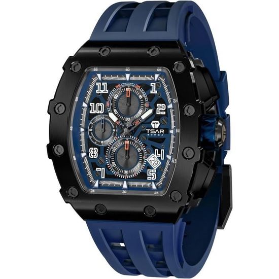 Montre de luxe pour homme Chronographe Verre saphir Mouvement à — free download