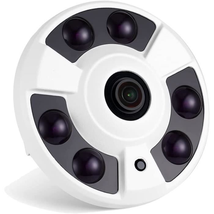 Objectif Fisheye CCTV 5MP M12 1.7mm 185° – Grand Angle Ultra Large Pour Caméra De Sécurité, Vision Claire & Couleurs Fidèles