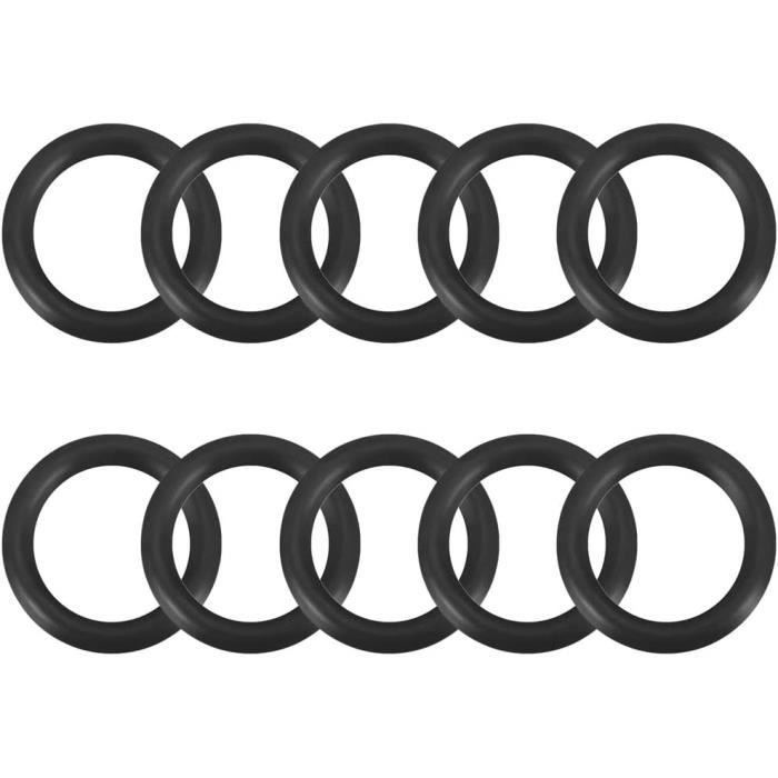 10pcs Joints Toriques Résistants à L'huile En Nitrile Noir
