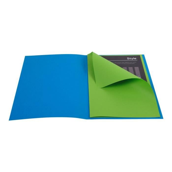 Durable 226000 Lot de 25 Chemise à clip A4 Assortis 