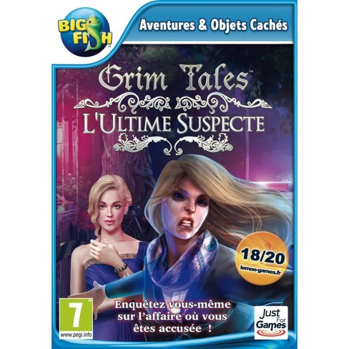 Just For Games Jeu PC - Grim Tales - L'Ultime Suspecte - Enquêtez Sur Votre Propre Famille - Edition Standard - Pegi 7+