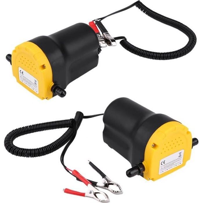 Pompe de transfert diesel 250L - heure d'huile de moteur d'extracteur de fluide de CC 12V 60W pour le quad de moto de voiture - BOB