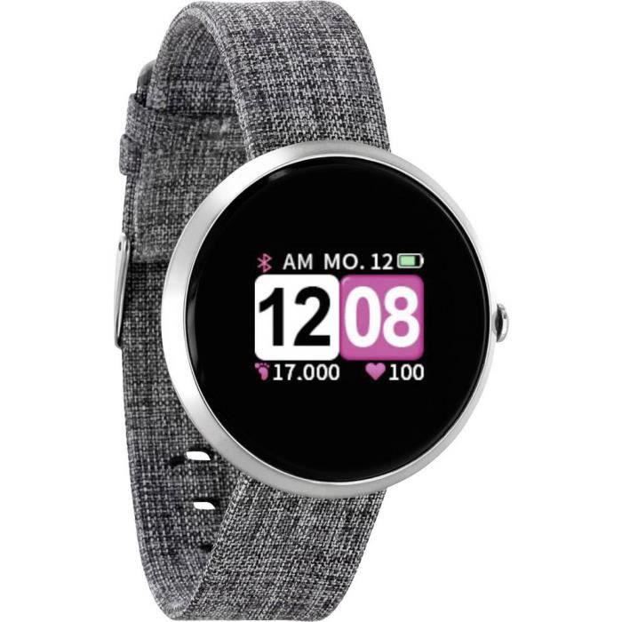 Montre connectée X-WATCH Siona Color Fit 54048 gris 1 pc(s) - CARDIOFREQUENCEMETRE - ACCESSOIRE - PIECE DETACHEE