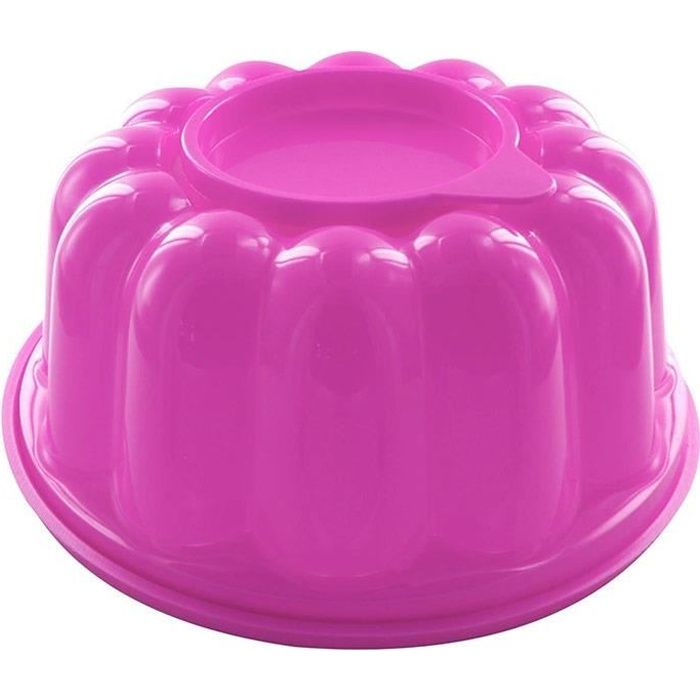 Moule à Entremet Charlotte Génoise - Grande Capacité 1,5 litres - Fushia