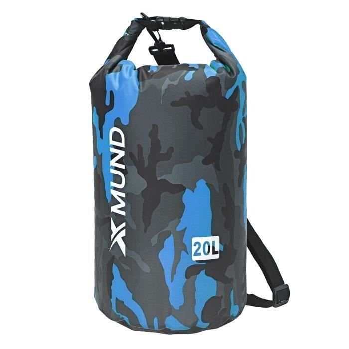 Xmund XD-DY2 20L Sac À Dos Camouflage Polyester Etanche pour Camping Rafting BLEU CLAIR Pr11675