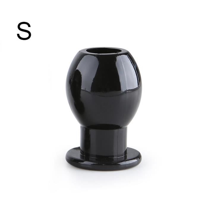 GODEMICHET - RABIT - VIBROMASSEUR,Douche lavement Anal dilatateur creux Anal godemichet Anal unisexe produits de - Type Black-S