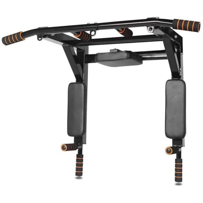 DIP STATION de traction murale multifonctionnelle 2 en 1 pour la maison la salle de sport le fitness le dips supporte jusquagra392