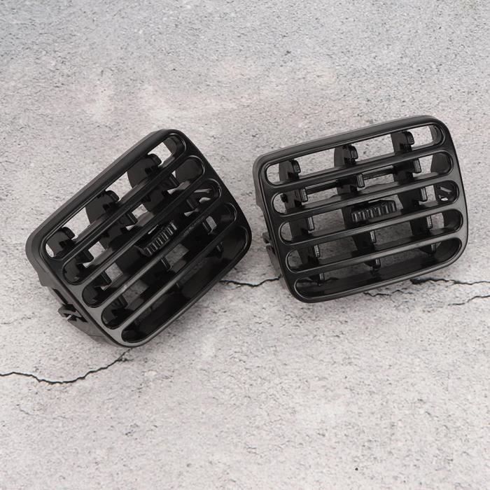 Tbest Grille d'aération AC 1 Paire Cadre de Ventilation Climatisation Grille de Tableau de Bord Voiture pour RENAULT CLIO MK2