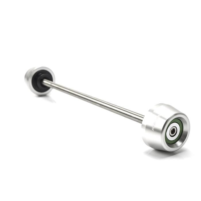 Pièces Auto,Protecteur de roue pour Kawasaki Ninja650 Ninja H2 Ninja H2R Versys650 Versys 1000, fourche - Type Silver and Green