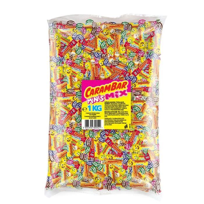 CARAMBAR Bonbons Mini Mix - 1 kg
