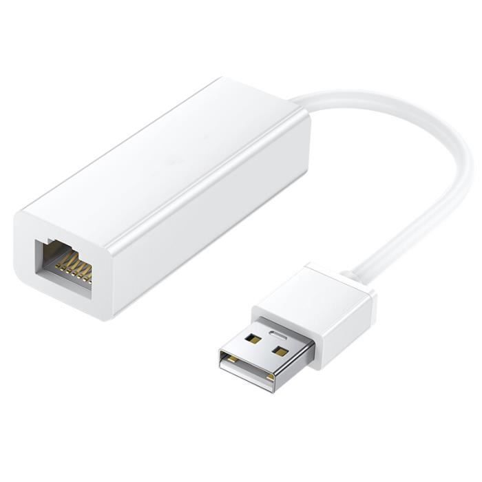 Adaptateur Ethernet Gigabit RJ45 USB 3.0 à 1000 Mbps pour Huawei AD70 pour Windows 10, Mackbook, Tablet PC.