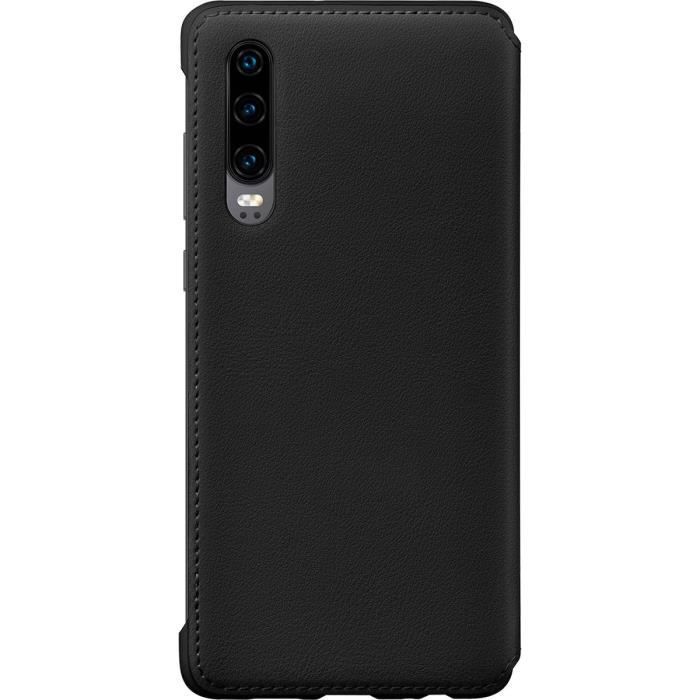 HUAWEI Etui folio Huawei noir pour P30