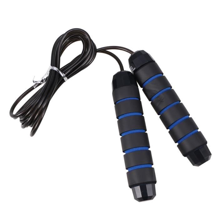 Corde à sauter à Fitness Boxe Sauter Poids Fil à Accessoires de sport pour entraînement de gymnastique (noir CORDE A SAUTER