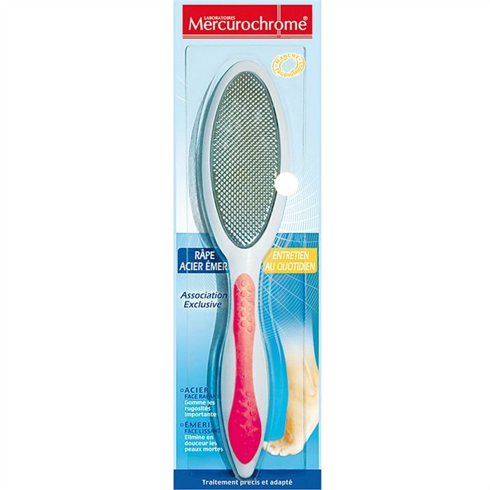 Mercurochrome podologie Râpe acier emeri