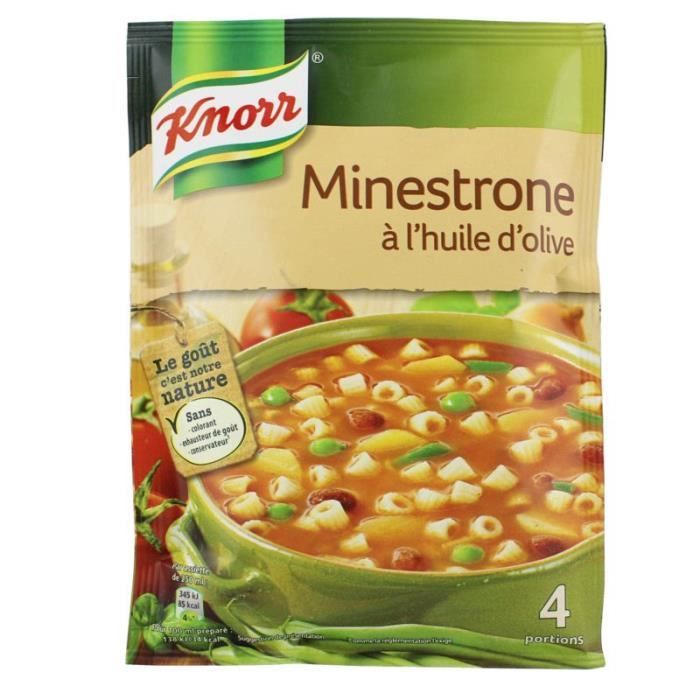 Potage Minestrone à l'huile d'olive - 104 g