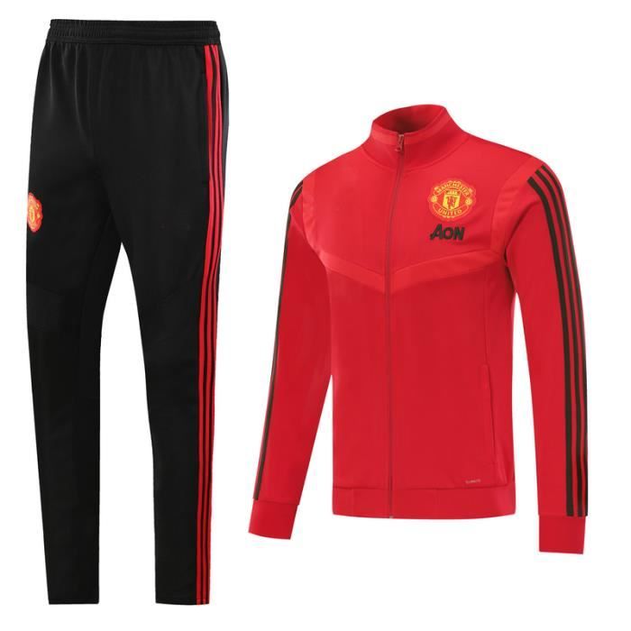Nouveau Veste à Manches Longues Manchester Survêtement 2020-2021 Survet Pas Cher Survêtement Training pour Homme