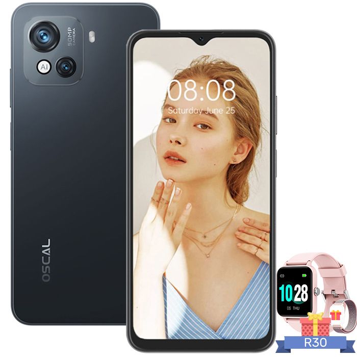 Telephone Portable Débloqué 4G Blackview OSCAL C80 6,5\
