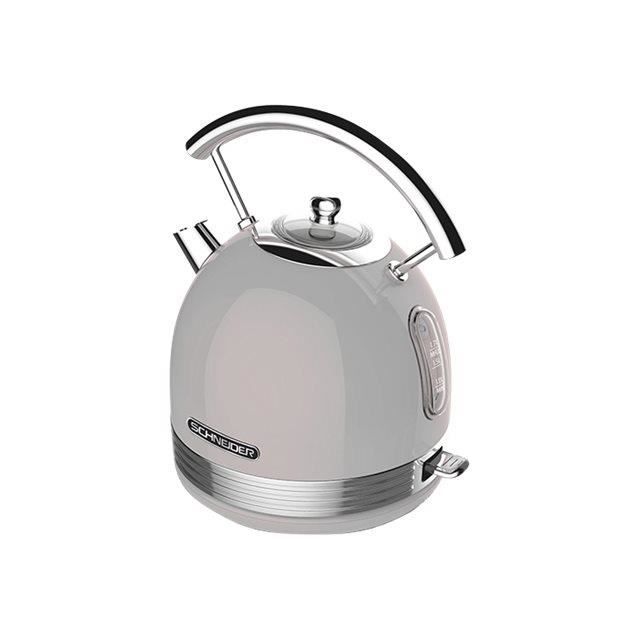 Schneider SL W2 SI Bouilloire 1.7 litres 2200 Watt silver shiny