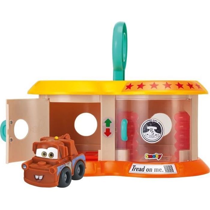 SMOBY Vroom Planet Cars 3 Mini Garage + 1 Véhicule