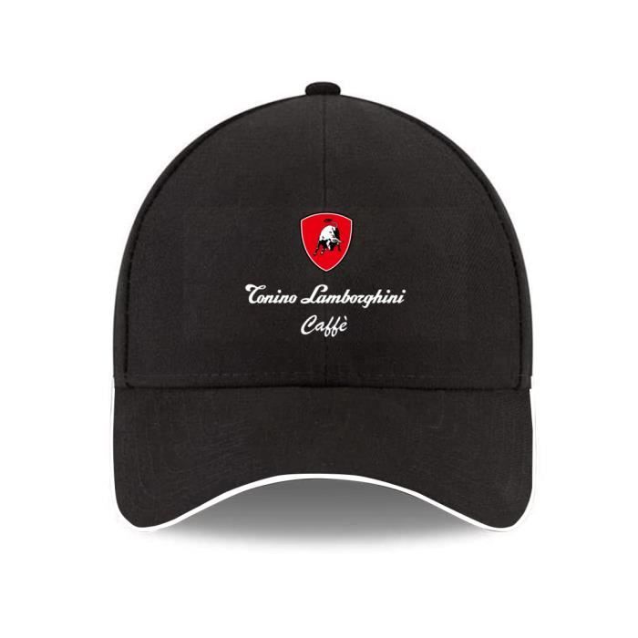 Casquette de Baseball Homme Femme Popular Car Logo Tonino Lamborghini Caffe , Réglable Casquette Visière Anti-UV Chapeau de Soleil
