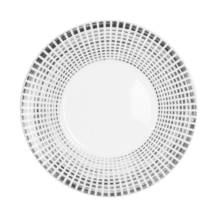 ASSIETTE DESSERT 23CM NOIR ASTRAL (LOT DE 6) NEURE NEUTRE