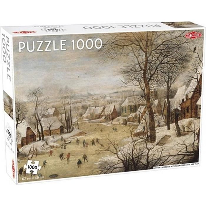 Puzzle 1000 pièces Paysage d'hiver Coloris Unique